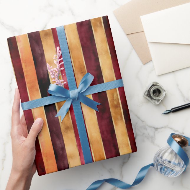 Papel De Regalo Cumpleaños Flor de Crema Dorada (Regalar)