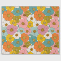 Cumpleaños Floral Hippie Retro