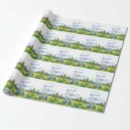 Papel De Regalo Cumpleaños Hole In One Golf 1st 