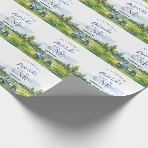 Papel De Regalo Cumpleaños Hole In One Golf 1st