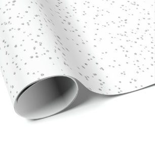 Papel De Regalo Cumpleaños infantil plata brillo
