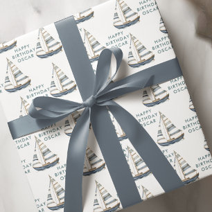 Papel De Regalo Cumpleaños Náutico I