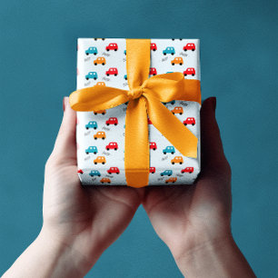 Papel De Regalo Cumpleaños Niño Coches