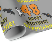 Cumpleaños número 48: Tema espeluznante de Hallowe