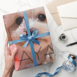 Papel De Regalo Cumpleaños Perro Fiesta 