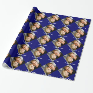 Papel De Regalo Cumpleaños personalizado de la familia de la foto