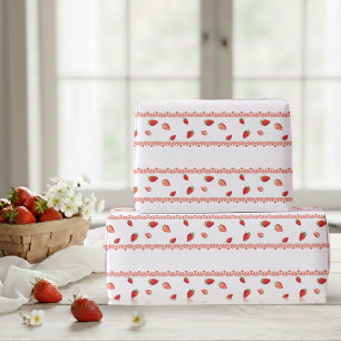 Papel De Regalo Cumpleaños Primero de Red Lace Berry 