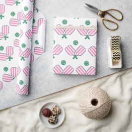 Papel De Regalo Cumpleaños rosa y verde