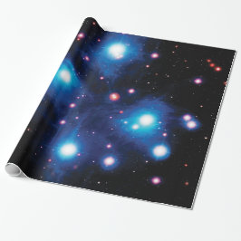 Papel De Regalo Cúmulo estelar Pléyades Messier 45 Foto espacial d