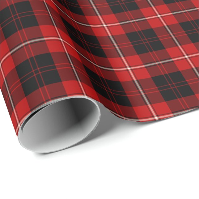 Papel De Regalo Cunningham Clan Tartan (Esquina del rollo)