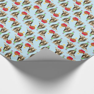 Papel De Regalo Cupcake de cumpleaños Basset Hound