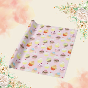 Papel De Regalo Cupcakes Watercolor Fondo de escritorio
