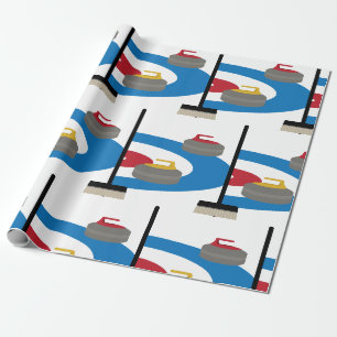 Papel De Regalo Curling Sport