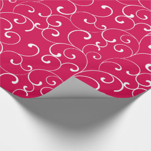 Papel De Regalo Curlos singulares modernos frambuesa