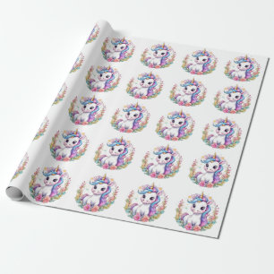 Papel De Regalo Curte Unicorn Guay Unicorn positivo