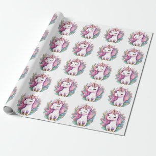Papel De Regalo Curte Unicorn Guay Unicorn positivo