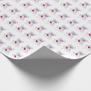 Papel De Regalo Curte Valentine Mouse