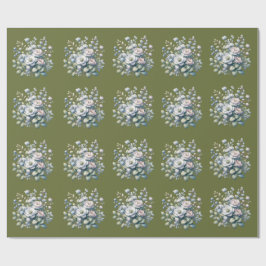 Papel De Regalo Custom flower design 