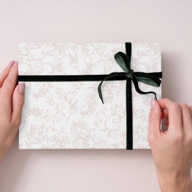 Papel De Regalo custom Pink Allure Blush Feminine Pattern (Subido por el creador)