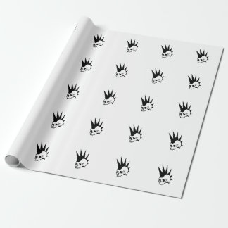 Papel De Regalo Customizable Punk Jawless Skull