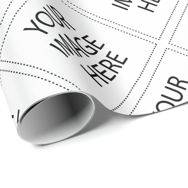Papel De Regalo #CustomLogoWrappingPaper (Esquina del rollo)