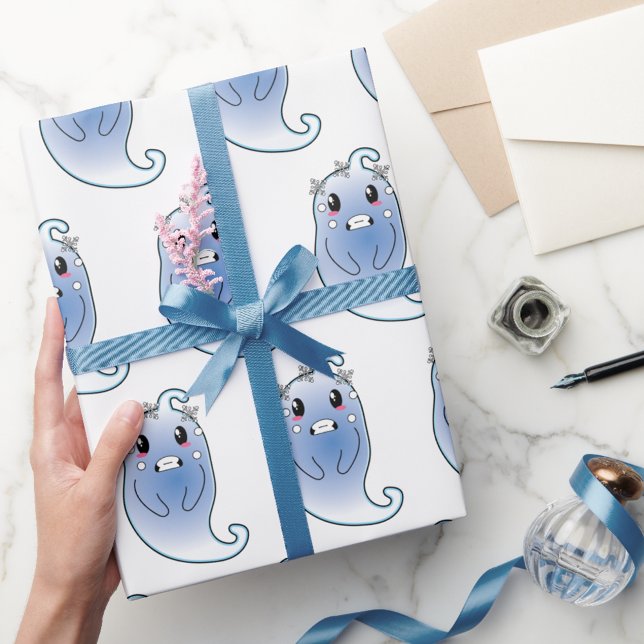 Papel De Regalo Cute aterrorizado gosta graciosos regalos de histo (Subido por el creador)