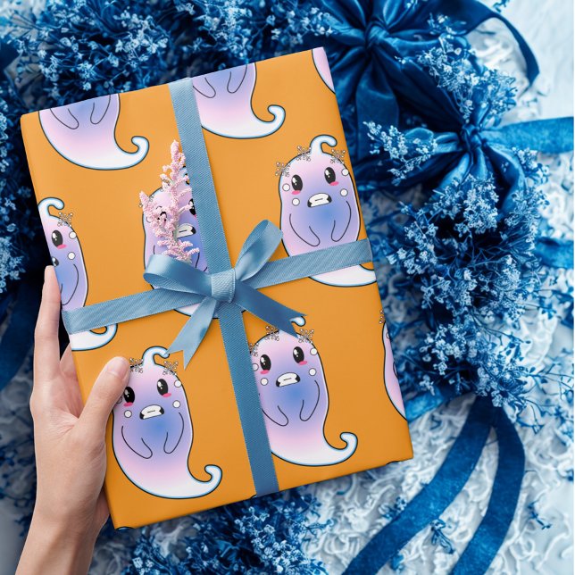 Papel De Regalo Cute aterrorizado gosta graciosos regalos de histo (Subido por el creador)