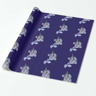 Papel De Regalo Cute baby narwhal