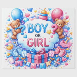 Papel De Regalo Cute Baby Pattern Wrapping Paper