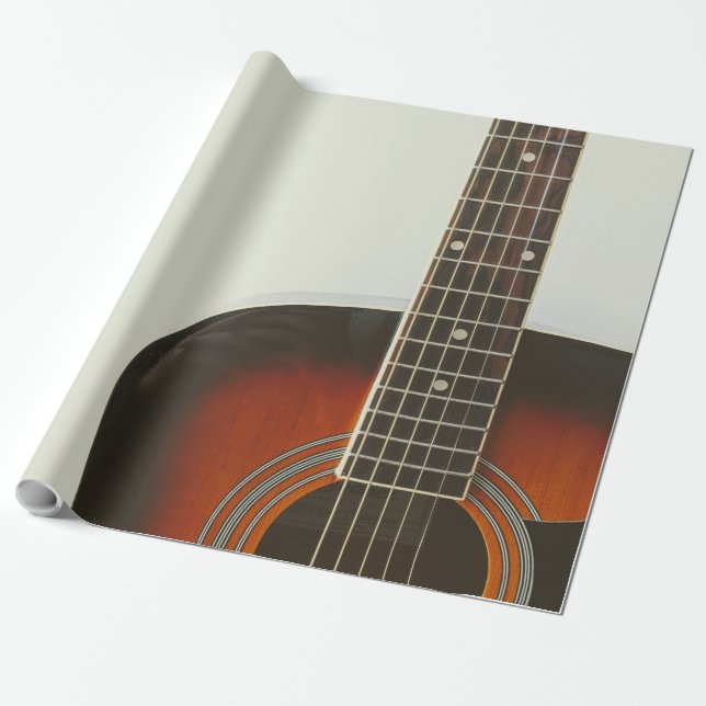 Papel De Regalo Cute Bass Guitar (Desenrollado)
