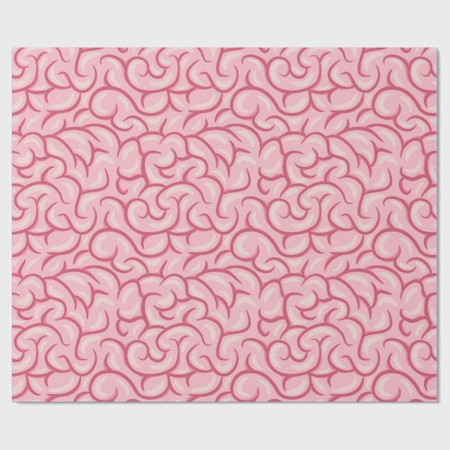 Papel De Regalo Cute Brain (Superficie plana)