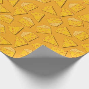 Papel De Regalo Cute Cheese Wedge Kids Primer Fiesta de cumpleaño