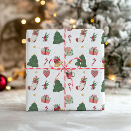 Papel De Regalo Cute Christmas Wrapping Paper
