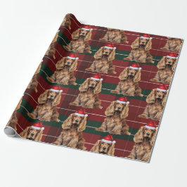Papel De Regalo Cute Cocker Spaniel Fun Dog Lover Christmas