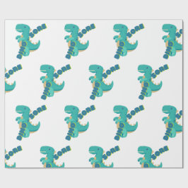 Papel De Regalo Cute dino