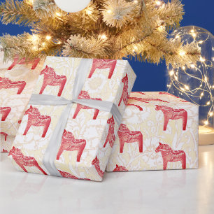 Papel De Regalo Cute Festividad Escándalo Dala Roja