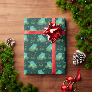 Papel De Regalo Cute Frog