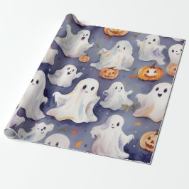 Papel De Regalo Cute halloween es una hermosa acuarela