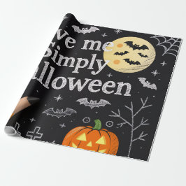 Papel De Regalo Cute Halloween Gift Wrap
