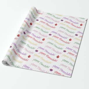 Papel De Regalo Cute Happy Hannukah, Channulah