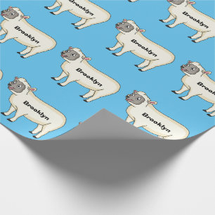 Papel De Regalo Cute happy sheep cartoon illustration 