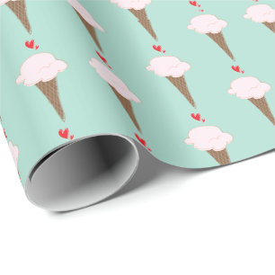 Papel De Regalo Cute Ice Cream Cone