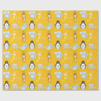 Papel De Regalo Cute Jungle Animal Wrapping Paper – Animals