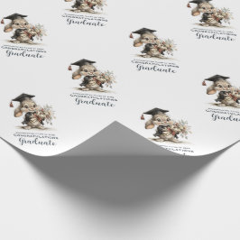 Papel De Regalo Cute Kindergarten Graduation Bunny Design