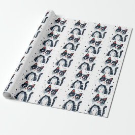 Papel De Regalo Cute Kitty Cat Baby Shower