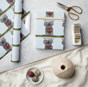Papel De Regalo Cute Koala Bear