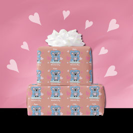 Papel De Regalo Cute Koala Kid Wrapee Paper