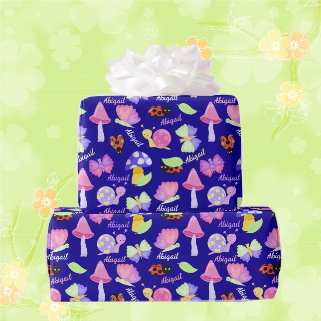 Papel De Regalo Cute Lady Bugs Personaliza Nombre Gift Cute (Subido por el creador)