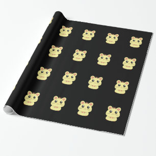 Papel De Regalo Cute Little Smiling hámster Kids Wrapping paper