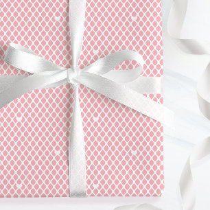 Papel De Regalo Cute Love Heart Lattice Mesh Bonito Cumpleaños Ros